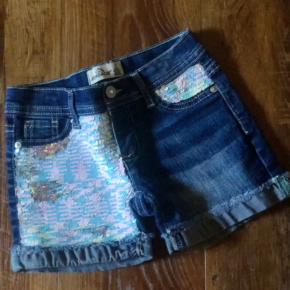 Girls Jordache Denim Shorts Size 6